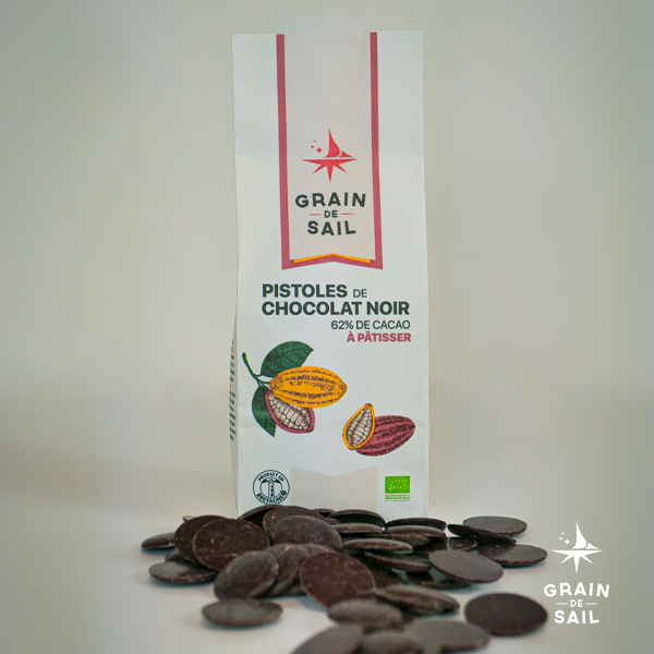 sachet de 180 g de pistoles de chocolat Grain de Sail - pour cuisiner- 9