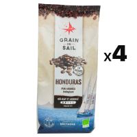 4 sachets de cafés 500 g grains Honduras