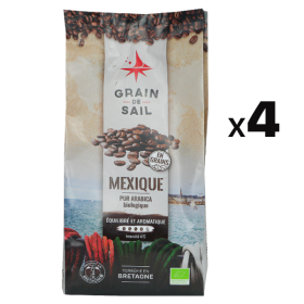 4 sachets de café grains 500 g Mexique