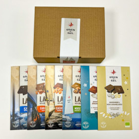 Coffret 2 tablettes de Noël + 4 tablettes de Chocolat au Lait