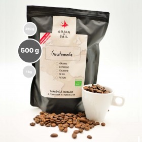 Café du Guatemala, gamme Coban Kekchi, BIO Grain de Sail 500 g