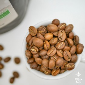 Café de Colombie bio Excelso - Pur Arabica - BIO - 1 kg - Grain de Sail - tasse