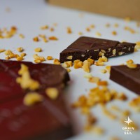 Tablette de chocolat noir noisettes torréfiées - BIO - Grain de Sail - ambiance