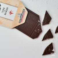 Tablette de chocolat noir Fleur de Sel - BIO - Grain de Sail - ambiance