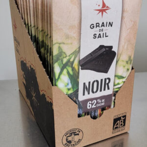 Chocolate - Tablette NOIR 62% - ORGANIC - FR BIO 13