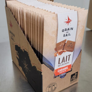 Caramel and fleur de sel milk - PAV 20 uvc