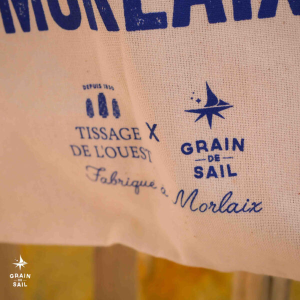 Tote-bage sac en toile beige - Grain de Sail x Tissage de l'Ouest - zoom 2