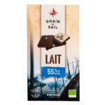 Tablette de chocolat au lait Intense 55% de cacao - BIO - Grain de Sail - packaging - recto