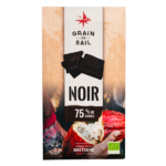 Tablette de chocolat noir 75% de cacao - BIO - Grain de Sail - packaging - recto