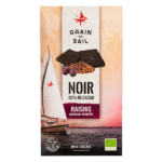 Tablette de chocolat noir raisins sarrasins torréfiés - BIO - Grain de Sail - packaging