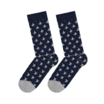 Chaussettes gris et bleu marine - Tissage de L'ouest et Grain de Sail
