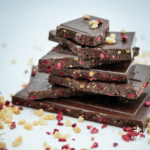 Tablette chocolat noir Framboise et Pralin - BIO - Grain de Sail
