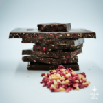 Tablette chocolat noir Framboise et Pralin - BIO - Grain de Sail