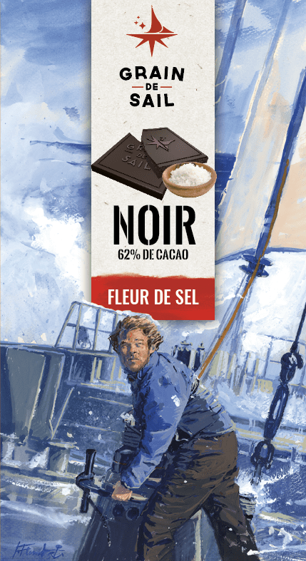 Édition limitée Noir Fleur de Sel 10 ans - Peintre Jonathan Florent