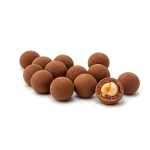 Noisettes caramélisées enrobées - Sans fond