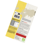 Tablette de chocolat au lait Pralin - Paques - Arriere de la tablette