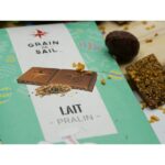 Tablette de chocolat au lait Pralin - Paques - Ambiance