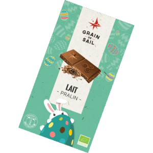 Pralin milk chocolate bar - 100G - ORGANIC