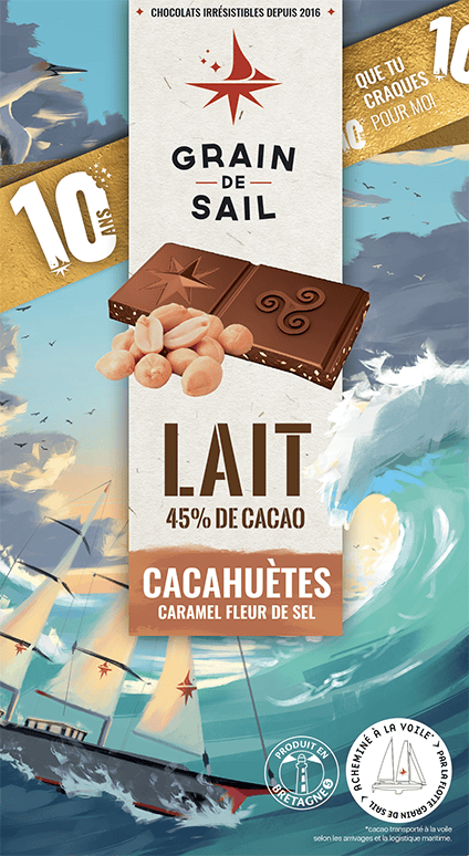 Tablette Lait Cacahuètes À Toi l'Artiste 10 ans