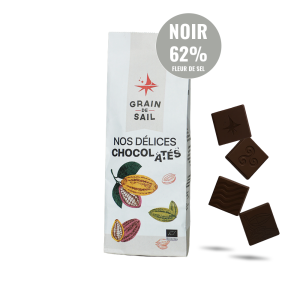 Sachet de Napolitains Noir Fleur de Sel - 180G