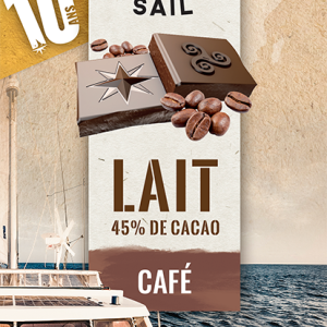 Tablette Lait Café - Bandeau 10 ans
