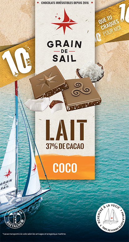 Tablette Lait Coco - Bandeau 10 ans