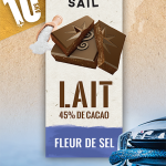 Tablette Lait Fleur de Sel - Bandeau 10 ans