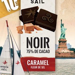 Tablette Noir Caramel - Bandeau 10 ans