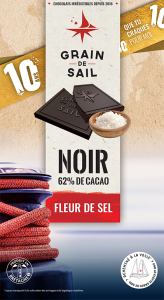 Tablette Noir Fleur de Sel - Bandeau 10 ans