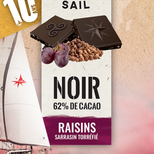 Tablette Noir Raisins Sarrasin - Bandeau 10 ans