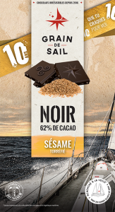 Noir et sésame torréfié