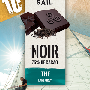 Tablette Noir Thé Earl Grey - Bandeau 10 ans