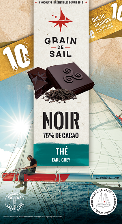 Tablette Noir Thé Earl Grey - Bandeau 10 ans
