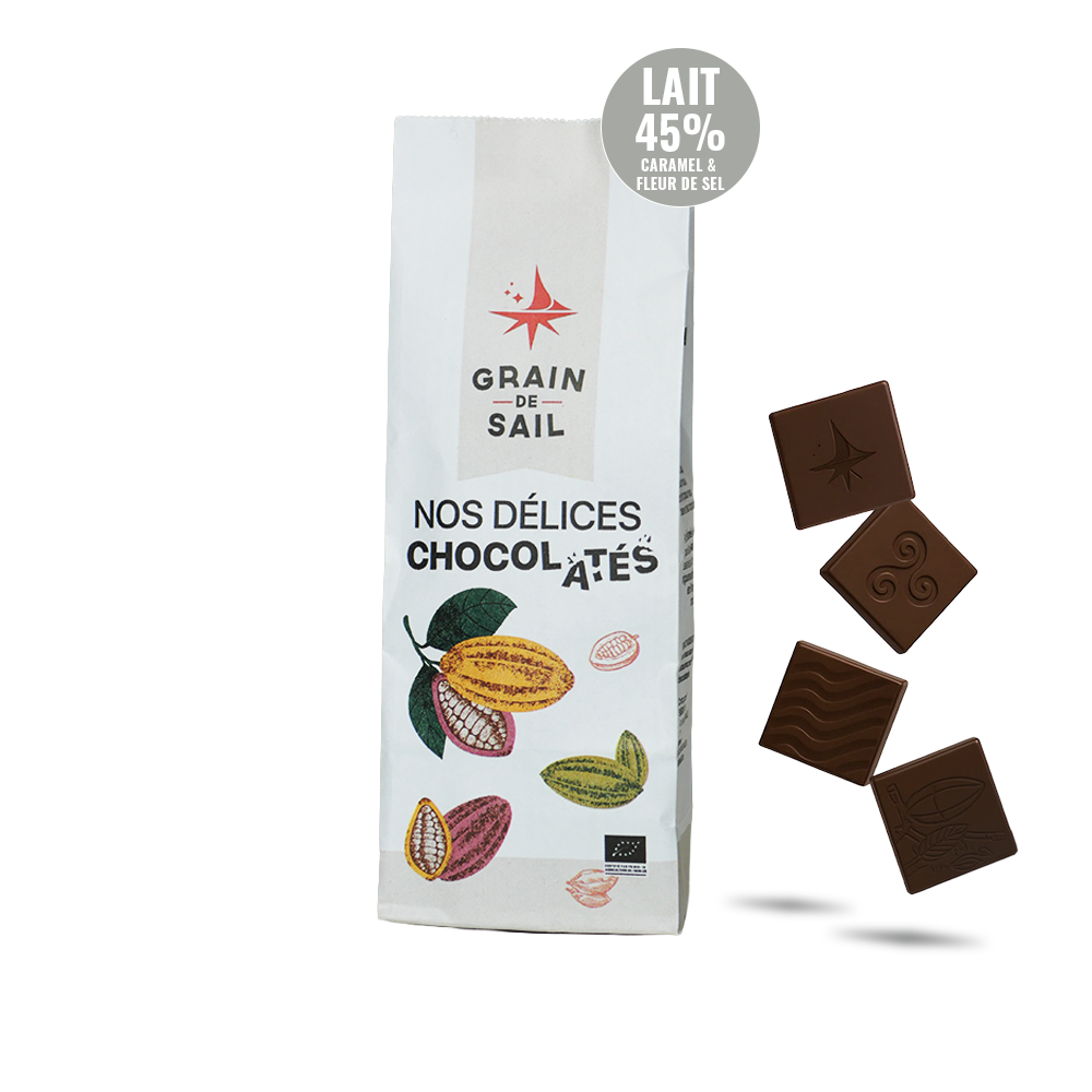 Sachet de Napolitains Lait Caramel - 180G - Sans fond