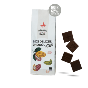 Sachet de Napolitains Noir Fleur de Sel - 180G - Sans Fond