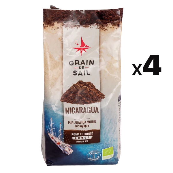 Pack Nicaragua Moulu - 250G X 4 - BIO